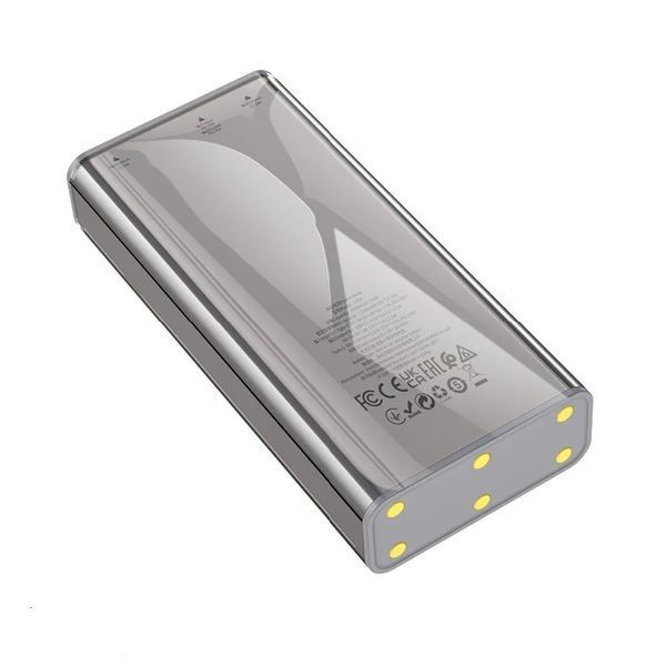 Зовнішній акумулятор HOCO J103A Discovery edition 22.5W fully compatible power bank(20000mAh) Gray 345987369 фото