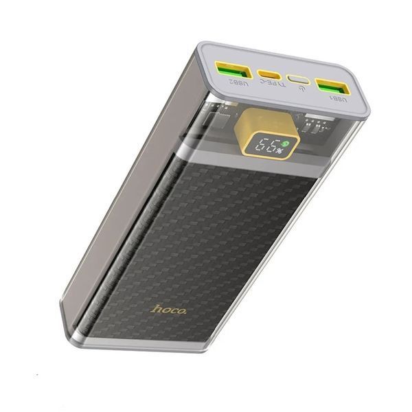 Зовнішній акумулятор HOCO J103A Discovery edition 22.5W fully compatible power bank(20000mAh) Gray 345987369 фото