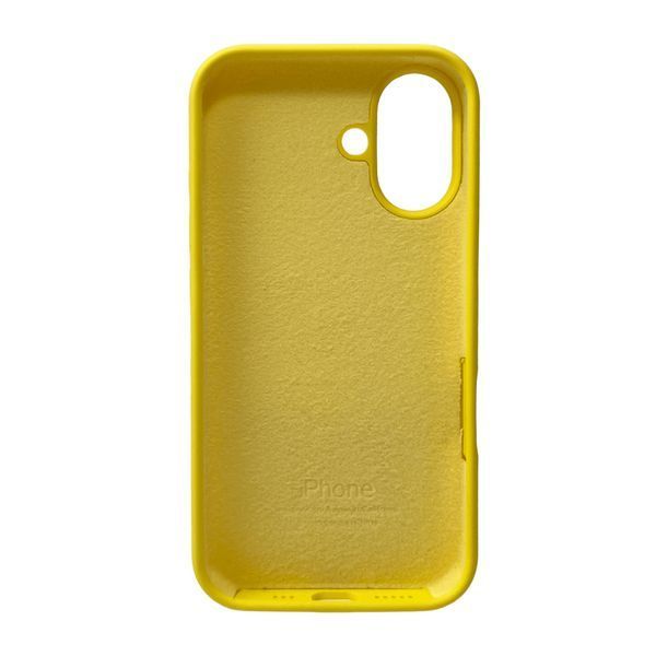 Чехол для смартфона Silicone Full Case AA Open Cam for Apple iPhone 16 56,Sunny Yellow 716508219 фото