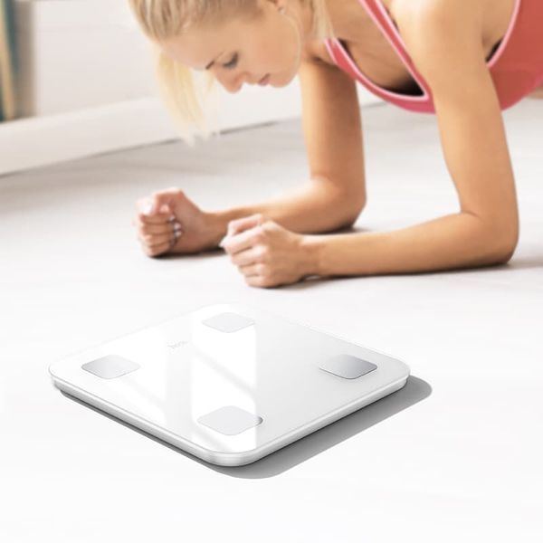 Ваги підлогові HOCO HI21 Smart body fat scale White 108347509 фото