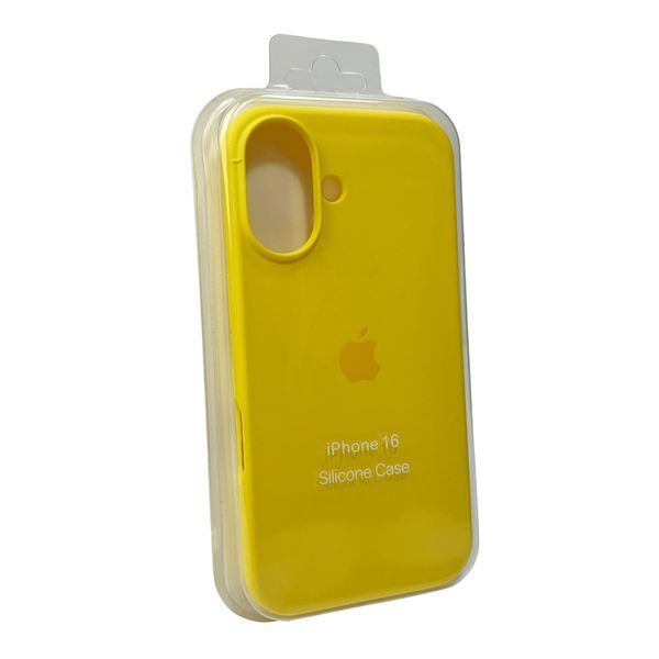 Чехол для смартфона Silicone Full Case AA Open Cam for Apple iPhone 16 56,Sunny Yellow 716508219 фото
