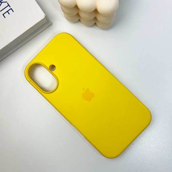 Чехол для смартфона Silicone Full Case AA Open Cam for Apple iPhone 16 56,Sunny Yellow 716508219 фото