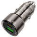 Автомобільний зарядний пристрій HOCO Z52 Spacious PD38W (1C1A) car charger Transparent Black 147044732 фото 1