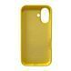 Чехол для смартфона Silicone Full Case AA Open Cam for Apple iPhone 16 56,Sunny Yellow 716508219 фото 2