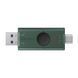 Флеш-накопичувач Kingston 256GB DataTraveler DuoG2 USB-A + USB-C 3.2 Gen 1 Black/Green 135092052 фото 3