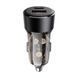 Автомобільний зарядний пристрій ACEFAST B12 60W (USB-A+USB-C) dual-port car charger Black 220605752 фото 1