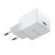 Сетевое зарядное устройство с кабелем Baseus Palm Fast Charger 1C 20W EU Moon White set USB-C to iP 20W 1m 115767885 фото 3