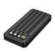 Зовнішній акумулятор BOROFONE BJ84 Smooth power bank with four cables(10000mAh) Black 384602844 фото 7