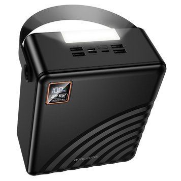 Зовнішній акумулятор BOROFONE BJ85 Myriad 22.5W+PD20W+light power bank(100000mAh) Black 784133292 фото