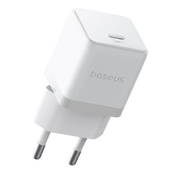 Мережевий зарядний пристрій Baseus Palm Fast Charger 1C 20W EU Moon White 304469202 фото