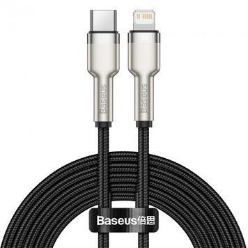 Кабель Baseus Cafule Series Metal Data Cable Type-C to iP PD 20W 2m White 114176698 фото