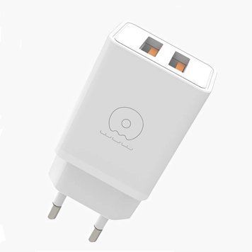 Мережевий зарядний пристрій WUW-C155 2USB 3.1A white 102672294 фото