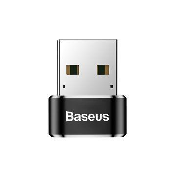 Адаптер Baseus USB Male To Type-C Female Adapter Converter Black 588256580 фото