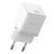 Сетевое зарядное устройство Baseus Palm Fast Charger 1C 20W EU Moon White 304469202 фото