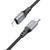 Кабель Hoco X86 iP Spear PD silicone charging data cable Black 184542007 фото