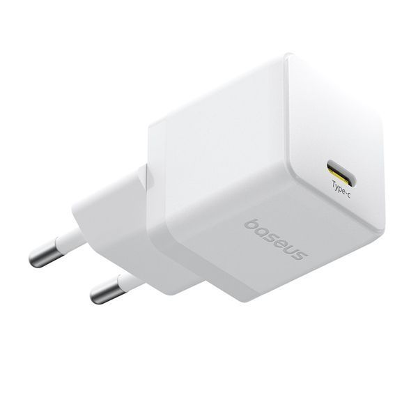 Сетевое зарядное устройство Baseus Palm Fast Charger 1C 20W EU Moon White 304469202 фото