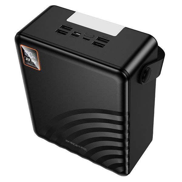 Зовнішній акумулятор BOROFONE BJ85 Myriad 22.5W+PD20W+light power bank(100000mAh) Black 784133292 фото