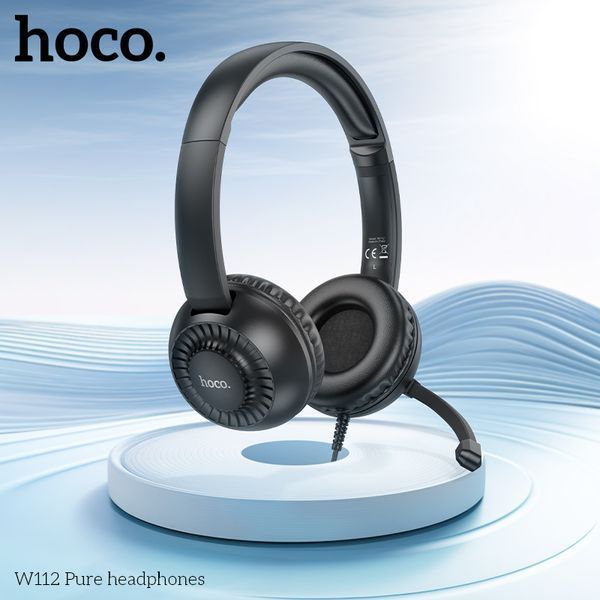 Игровые наушники HOCO W112 Pure headphones Black 827796843 фото