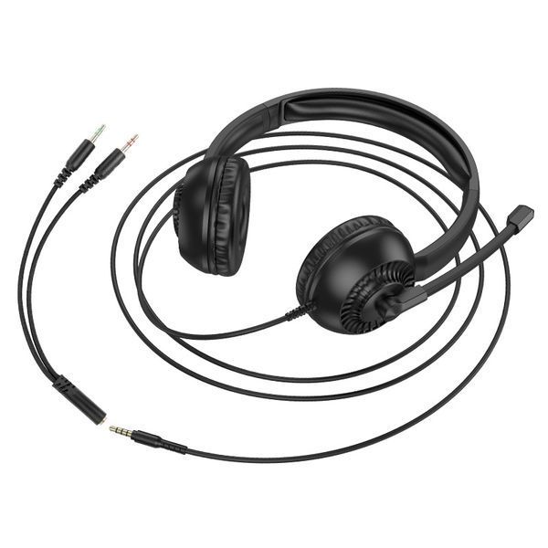 Игровые наушники HOCO W112 Pure headphones Black 827796843 фото