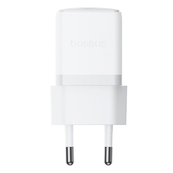 Сетевое зарядное устройство Baseus Palm Fast Charger 1C 20W EU Moon White 304469202 фото