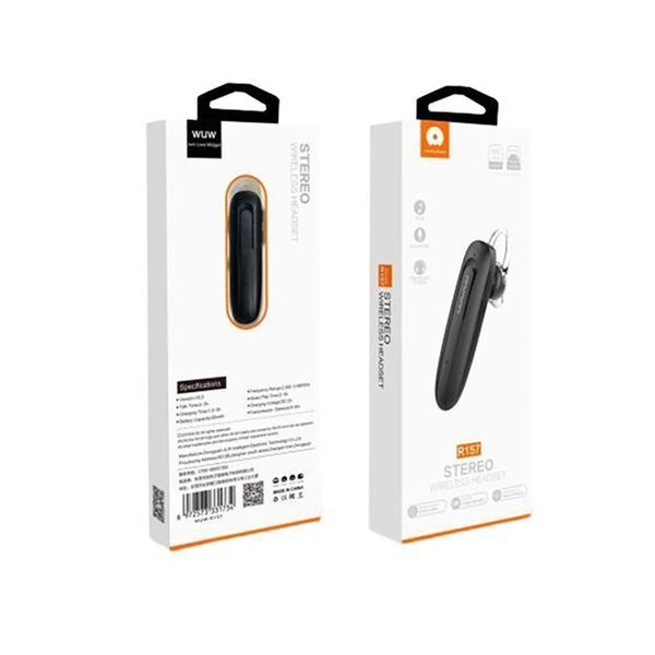 Bluetooth гарнитура WUW-R157 Black 695268476 фото