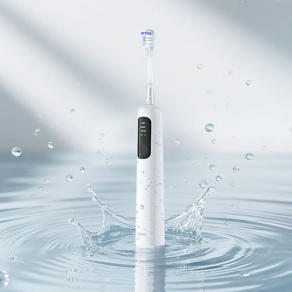Электрическая зубнаяя щётка HOCO HP64 Acoustic wave electric toothbrush White 148298448 фото