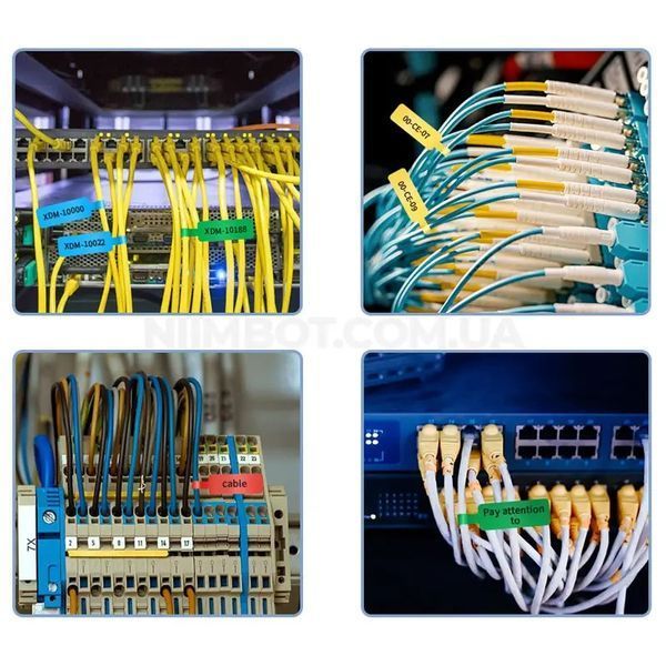 Етикетки NIIMBOT T12.5*74+35-65 Cable White For D11/D110/D101/H1S (A2K18638601) 735595804 фото