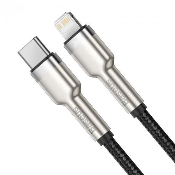 Кабель Baseus Cafule Series Metal Data Cable Type-C to iP PD 20W 2m White 114176698 фото