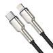 Кабель Baseus Cafule Series Metal Data Cable Type-C to iP PD 20W 2m White 114176698 фото 3