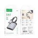 Кардридер HOCO UA25 2-in-1 card reader iP Metal Gray 107882705 фото 5