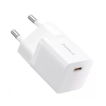Мережевий зарядний пристрій Baseus GaN5 Fast Charger (mini) 1C 25W EU Moon White 950509056 фото