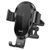 Автодержатель для телефона с БЗУ HOCO CA105 Guide three-axis linkage wireless charging car holder Black 573173683 фото