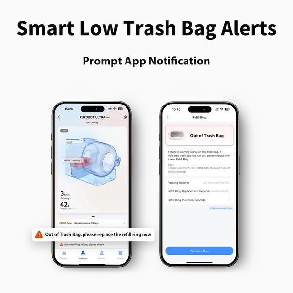 Мішки для сміття PETKIT Purobot Ultra Waste Bag Set 790182909 фото