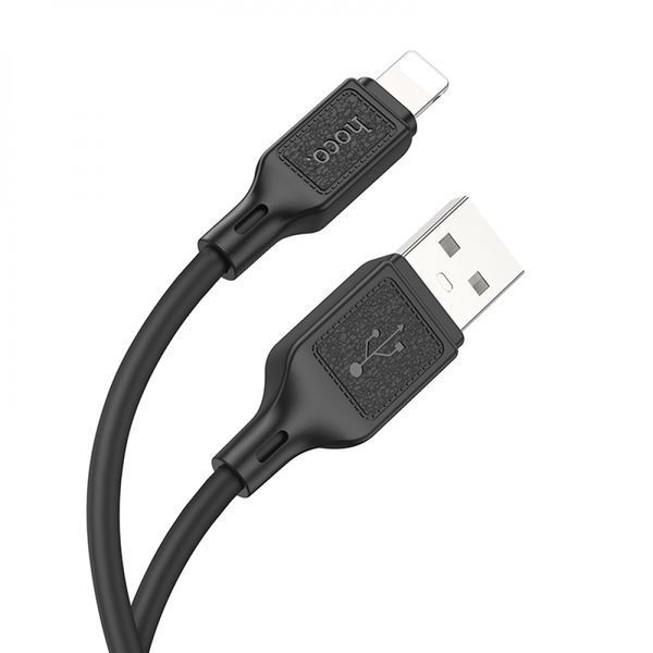 Кабель HOCO X90 Cool silicone charging data cable for iP White 106772834 фото