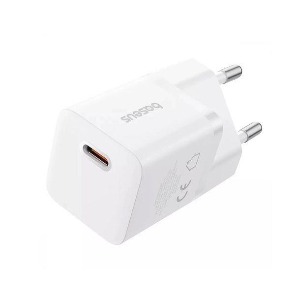 Мережевий зарядний пристрій Baseus GaN5 Fast Charger (mini) 1C 25W EU Moon White 950509056 фото