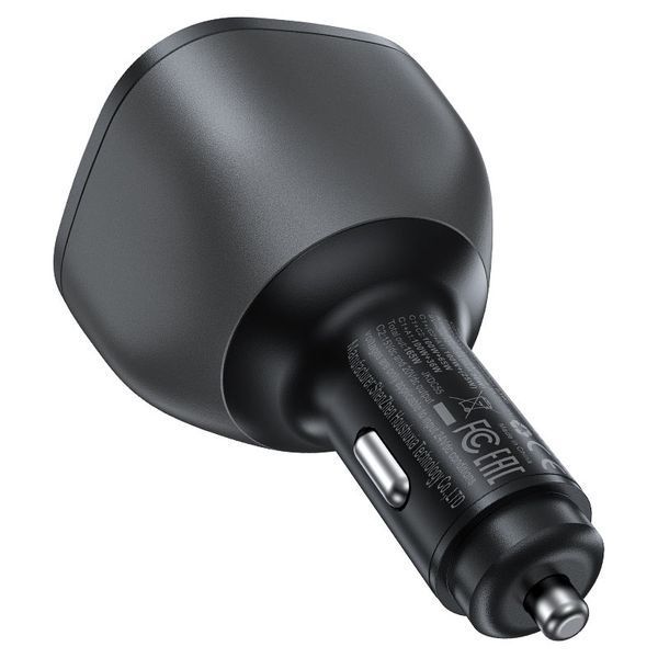 Автомобільний зарядний пристрій ACEFAST B14 165W (2*USB-C+USB-A) 3-port car charger Black 487356391 фото