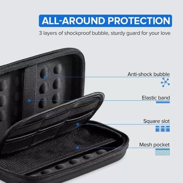 Органайзер для HDD UGREEN LP128 Hard Disk Storage Bag Large Size(UGR-50274) 200459598 фото