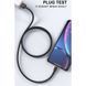 Кабель WUW-X203 USB Type-C 2,4A 1m black 168982298 фото 4