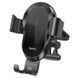 Автодержатель для телефона с БЗУ HOCO CA105 Guide three-axis linkage wireless charging car holder Black 573173683 фото 1