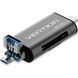 Кардрідер Vention USB3.0 Multi-function Card Reader Gray Metal Type (CCHH0) 626107272 фото 2