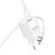 Мережевий зарядний пристрій з кабелем HOCO C146A Charm single port PD20W charger set (C to C) (EU) White 307277670 фото 3
