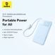 Зовнішній акумулятор Baseus EnerFill FC11 Digital Display Power Bank with Dual Built-in Cables 10000mAh 22.5W Cosmic Black 985607145 фото 7
