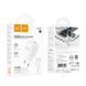 Мережевий зарядний пристрій з кабелем HOCO C146A Charm single port PD20W charger set (C to C) (EU) White 307277670 фото 2