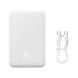Зовнішній акумулятор Baseus Magnetic Mini Wireless Fast Charge Power Bank 20000mAh 20W White 110924430 фото 8