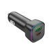 Автомобільний зарядний пристрій BOROFONE BZ28A Trophie PD30W+QC3.0 car charger Black 647768040 фото 4