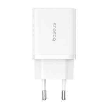 Мережевий зарядний пристрій Baseus Cube Fast Charger C+U 30W EU Moon White 501019866 фото