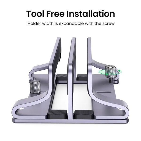 Підставка для ноутбука UGREEN LP258 Vertical Laptop Stand (Dual-slot)(UGR-60643) 601139042 фото