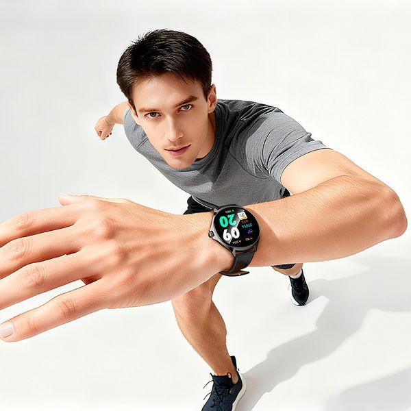 Смарт-часы HOCO Y39 43mm. 280 mAh. IP67 Smart watch(call version) Black 613038302 фото