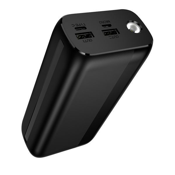 Зовнішній акумулятор BOROFONE BJ86A Victoria power bank(30000mAh) Black 894618934 фото