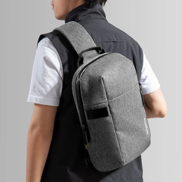 Сумка Tomtoc Navigator-T24 Sling Bag Gray 14 Inch/7L (T24M1G3) 108589127 фото